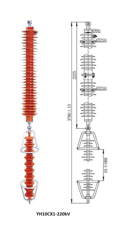 Розрядник підвісний з послідовним розривом 220 kV