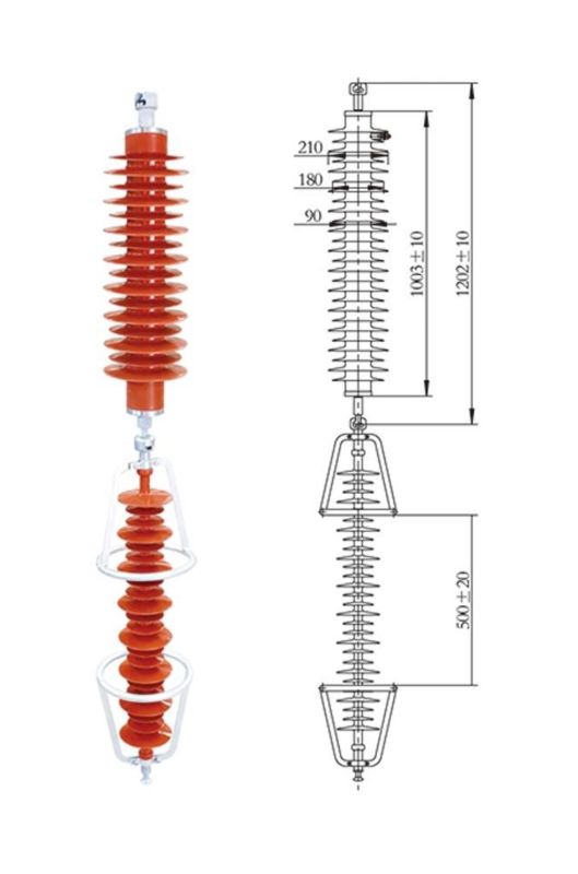 Розрядник підвісний з послідовним розривом 110 kV