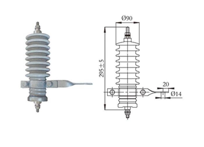 Розрядник перенапруг порцеляновий втулковий 10 kV