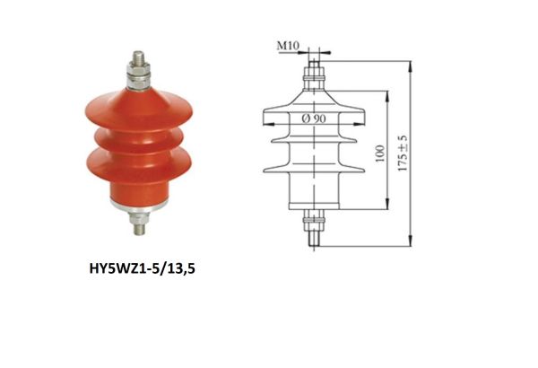 Розрядники перенапруги типу електростанції 3-6 kV