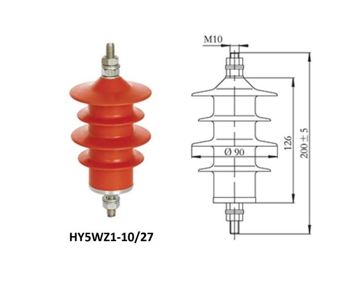 Розрядники перенапруги типу електростанції 3-6 kV