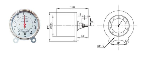 Лічильник перенапруг розрядника та онлайн монітор