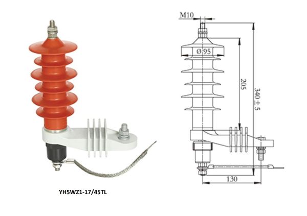 Розрядники перенапруги типу електростанції 10 kV