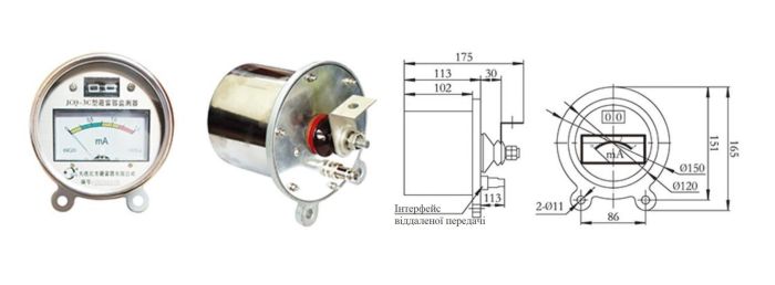 Лічильник перенапруг розрядника та онлайн монітор