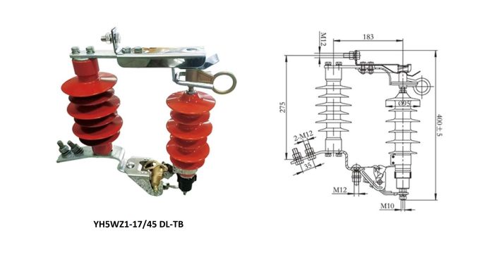 Розрядники перенапруги типу електростанції 10 kV