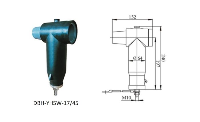 Розрядник перенапруг штепсельного типу  3-10 kV