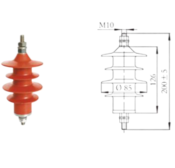 HY5WS1-10/30 Розрядник перенапруг розподільчого типу 3-6 kV