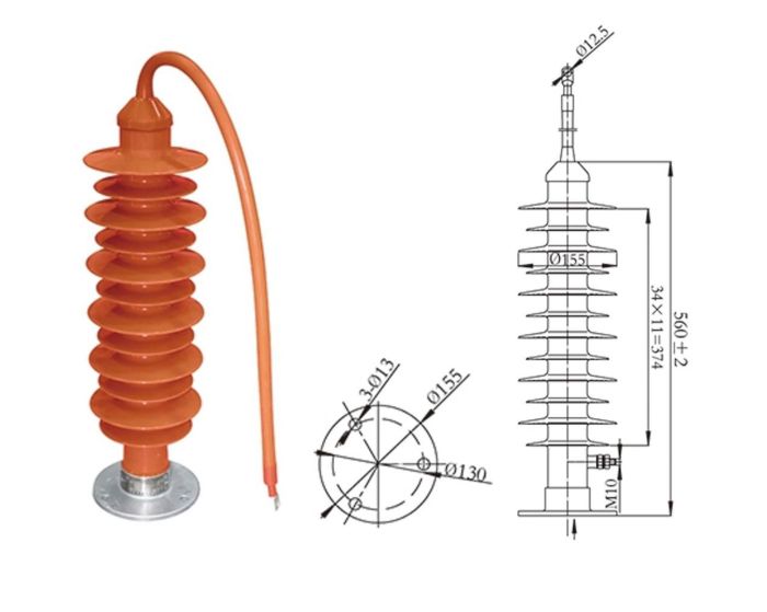 Розрядники перенапруги типу електростанції 35 kV