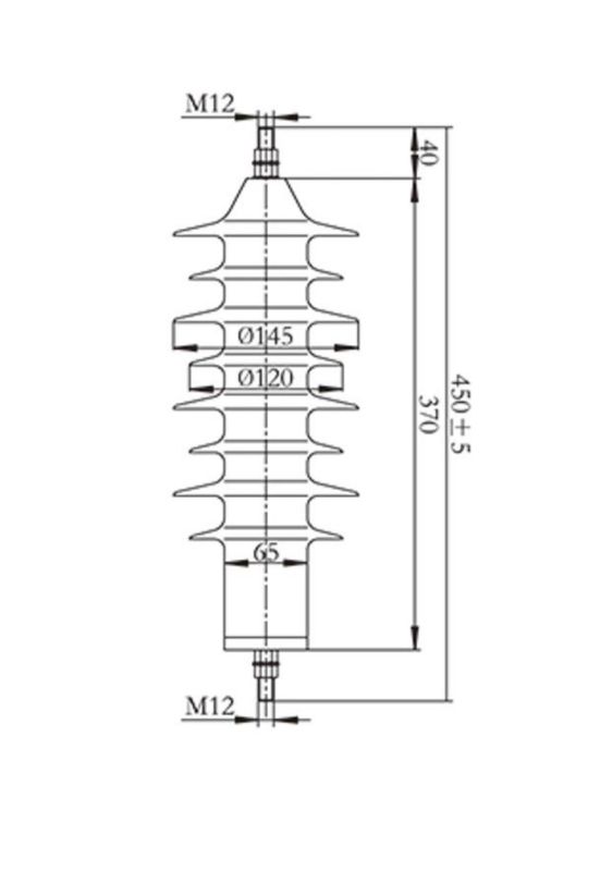 Розрядники перенапруги типу електростанції 20 kV